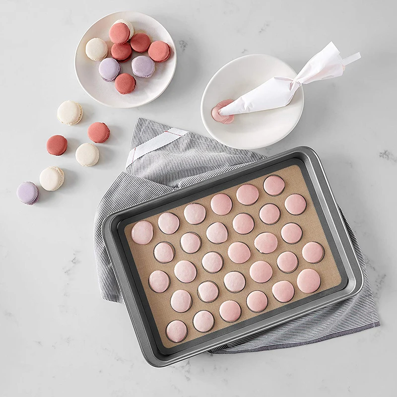 Leeseph Silicone Macaron Baking Mat Sheet 42*29.5CM, Baking Accessories
Leeseph Silicone Macaron Baking Mat Sheet 42*29.5CM, Baking Accessories