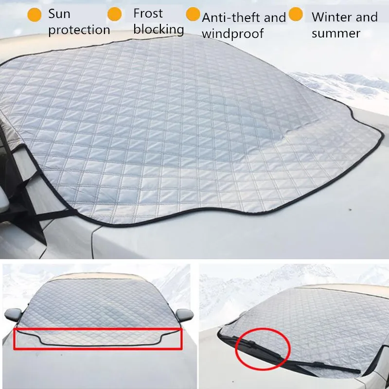 Magnetic 1 PC Car Windshield Sun Shade Thickened Anti-Wind Sun Sun Rain Snow Dust Protection Window Protectors Cover
Magnetic 1 PC Car Windshield Sun Shade Thickened Anti-Wind Sun Sun Rain Snow Dust Protection Window Protectors Cover