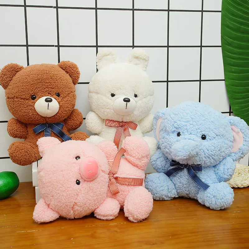 Плюшевые игрушки в виде покемона свинки медведя кролика милый кролик слон мягкая