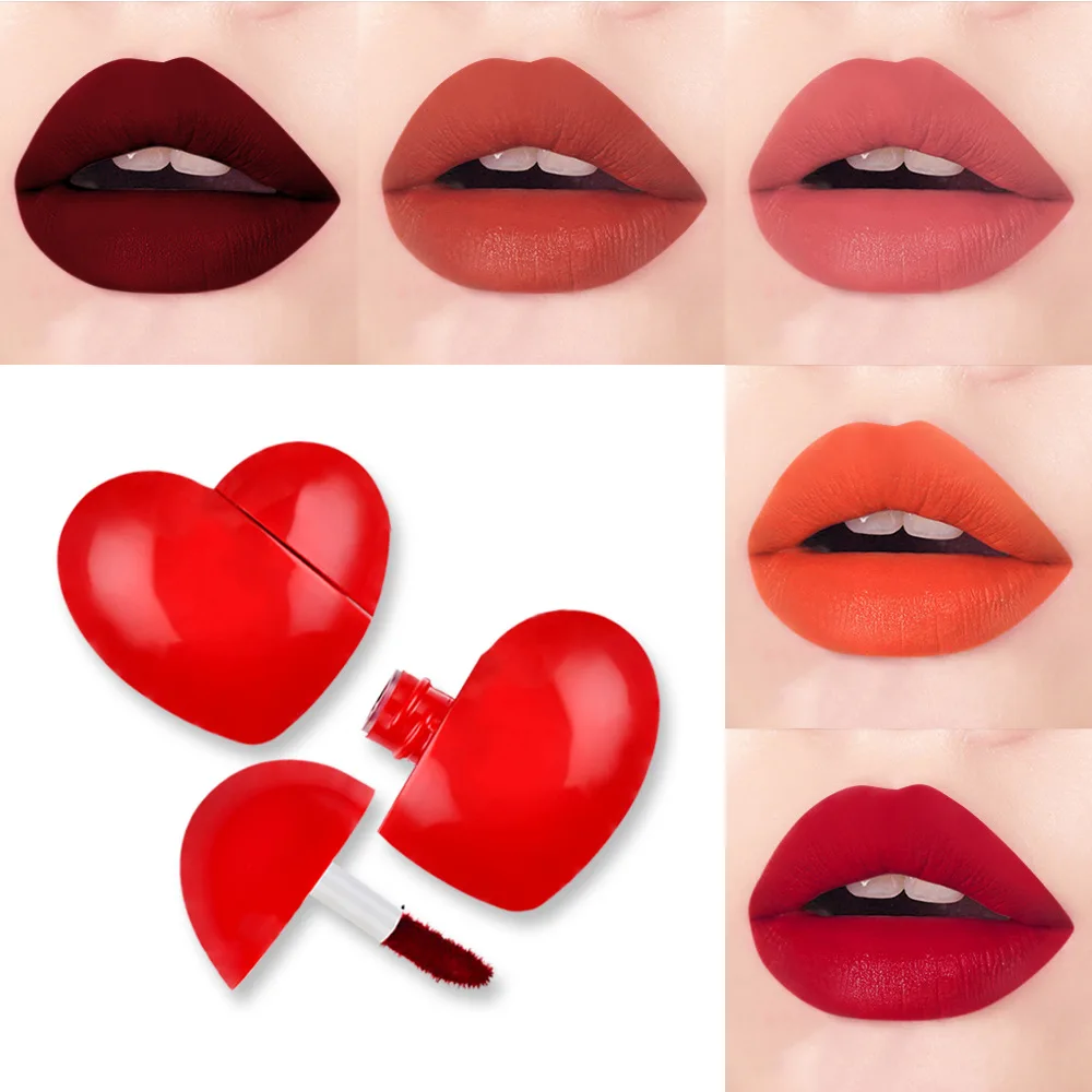 6-Color Liquid Lipstick Moisturizing Heart-Shaped Lipgloss Non-Stick Cup Fresh Fruit Lip Pencil Lasting Non-Fading Lip Glaze
6-Color Liquid Lipstick Moisturizing Heart-Shaped Lipgloss Non-Stick Cup Fresh Fruit Lip Pencil Lasting Non-Fading Lip Glaze
