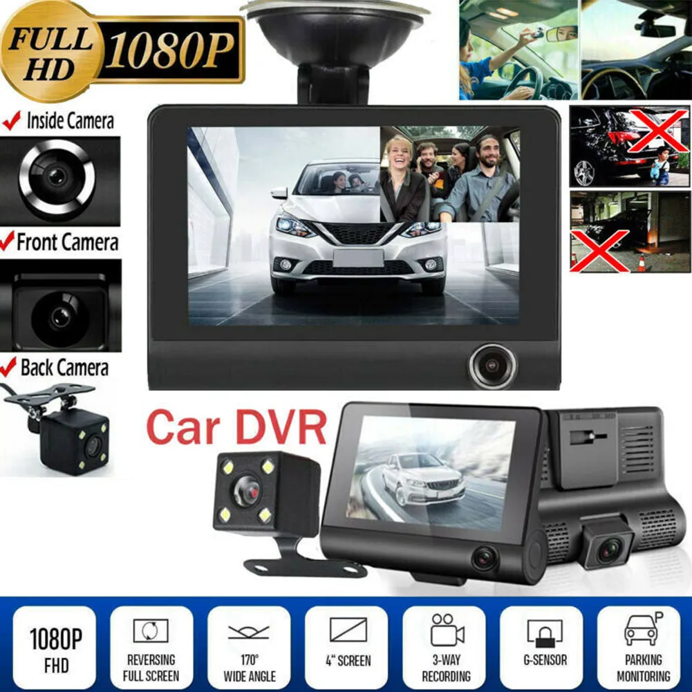 2019 1080P 4Inch Car DVR Dual Lens Dash Cam Front Rear Video Recorder Camera G-Sensor Recording CSL88
2019 1080P 4Inch Car DVR Dual Lens Dash Cam Front Rear Video Recorder Camera G-Sensor Recording CSL88
