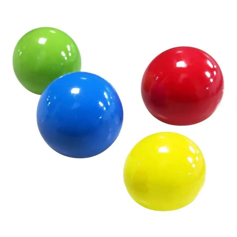 4 Pcs Target Wall Ball The Same Type Of Parent-child Interaction Children's Toy Luminous Throwing Decompression Venting Sticky 
4 Pcs Target Wall Ball The Same Type Of Parent-child Interaction Children's Toy Luminous Throwing Decompression Venting Sticky