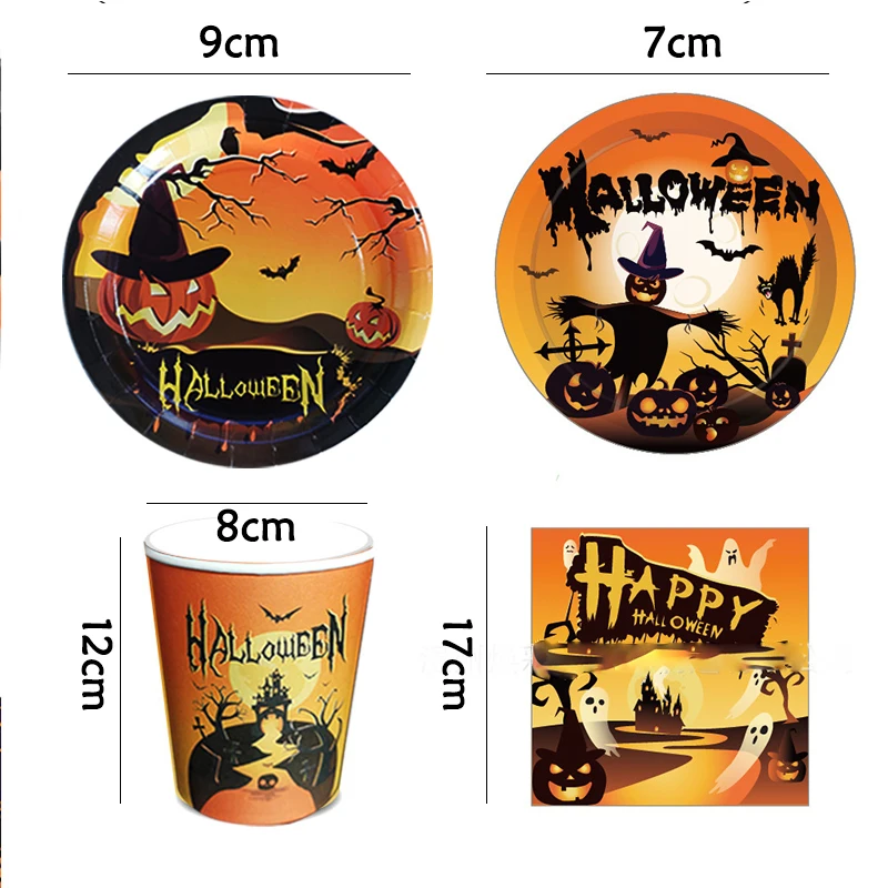 Halloween Party Pumpkin Disposable Tableware Serves 8 Guests Horror Ghost Party Boo Happy Halloween Party Decor For Home 2021
Halloween Party Pumpkin Disposable Tableware Serves 8 Guests Horror Ghost Party Boo Happy Halloween Party Decor For Home 2021