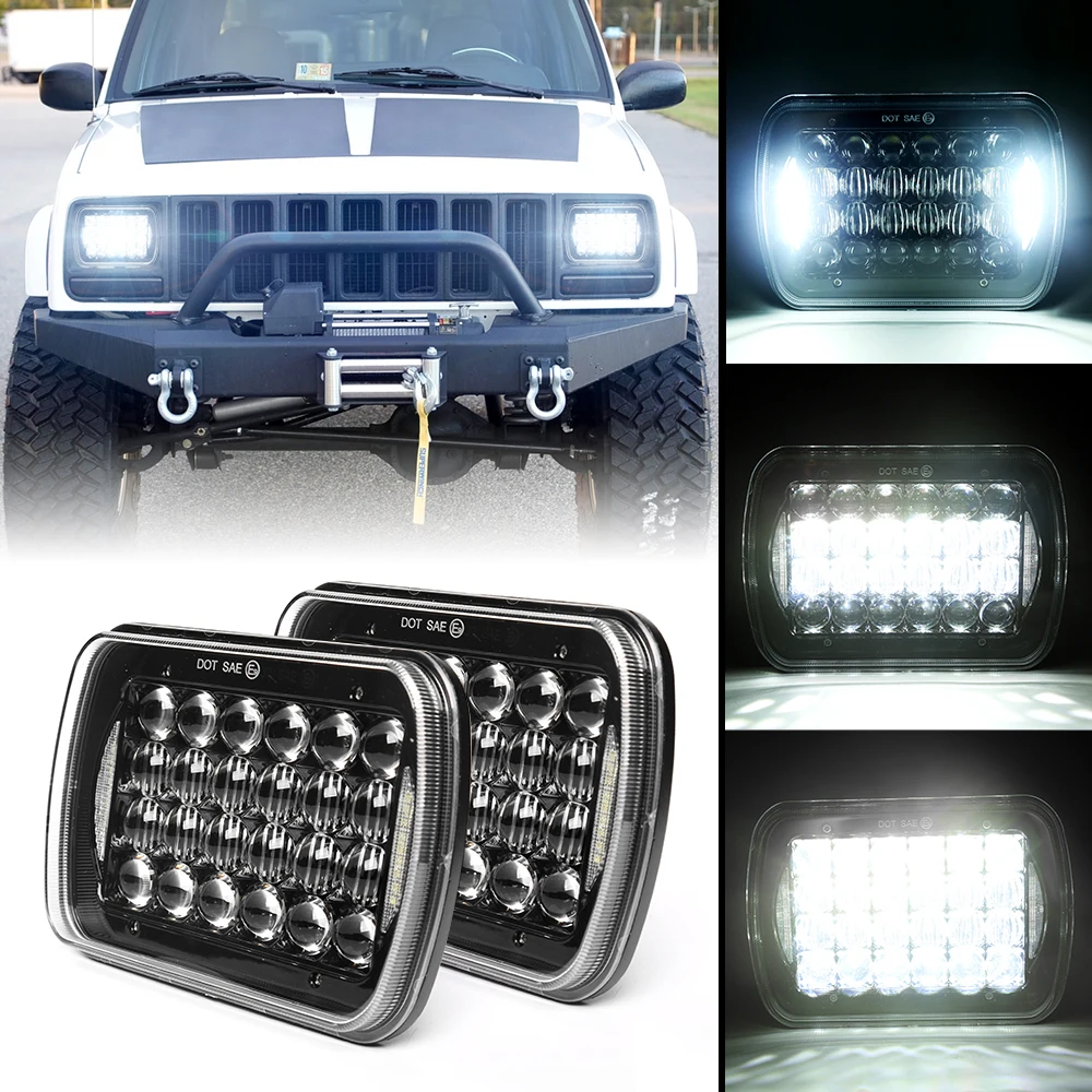 DOT/EMARK 5X7Inch LED Headlight Waterproof High/Low beam Car Light for Chevrolet Jeep Wrangler YJ Cherokee XJ Car Accessories
DOT/EMARK 5X7Inch LED Headlight Waterproof High/Low beam Car Light for Chevrolet Jeep Wrangler YJ Cherokee XJ Car Accessories