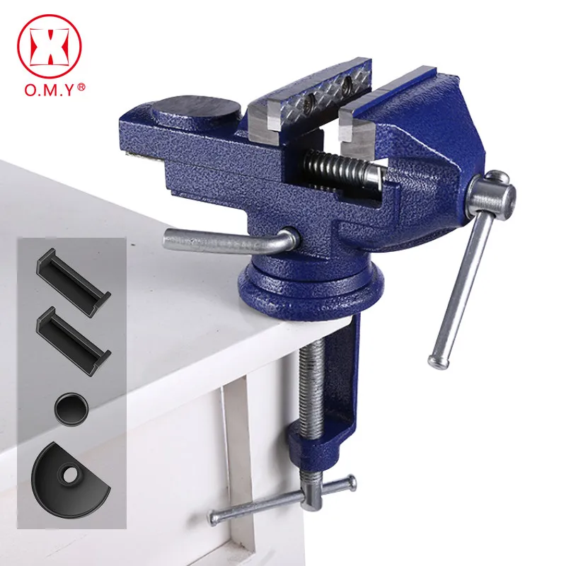 Table Vise Vice Light Duty Mechanic Clamp-on Table Vise 360 Degree Swivel Base Cast Iron Table Top Clamp Press Vice with Anvil
Table Vise Vice Light Duty Mechanic Clamp-on Table Vise 360 Degree Swivel Base Cast Iron Table Top Clamp Press Vice with Anvil