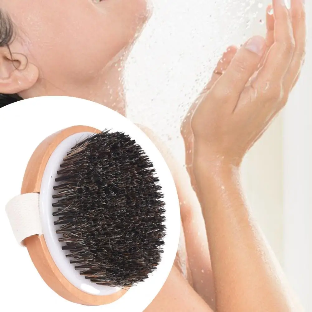 Bath Tool Comfort Massage Long Lifespan Wood Horsehair Shower Brush for Self-cleaning
Bath Tool Comfort Massage Long Lifespan Wood Horsehair Shower Brush for Self-cleaning