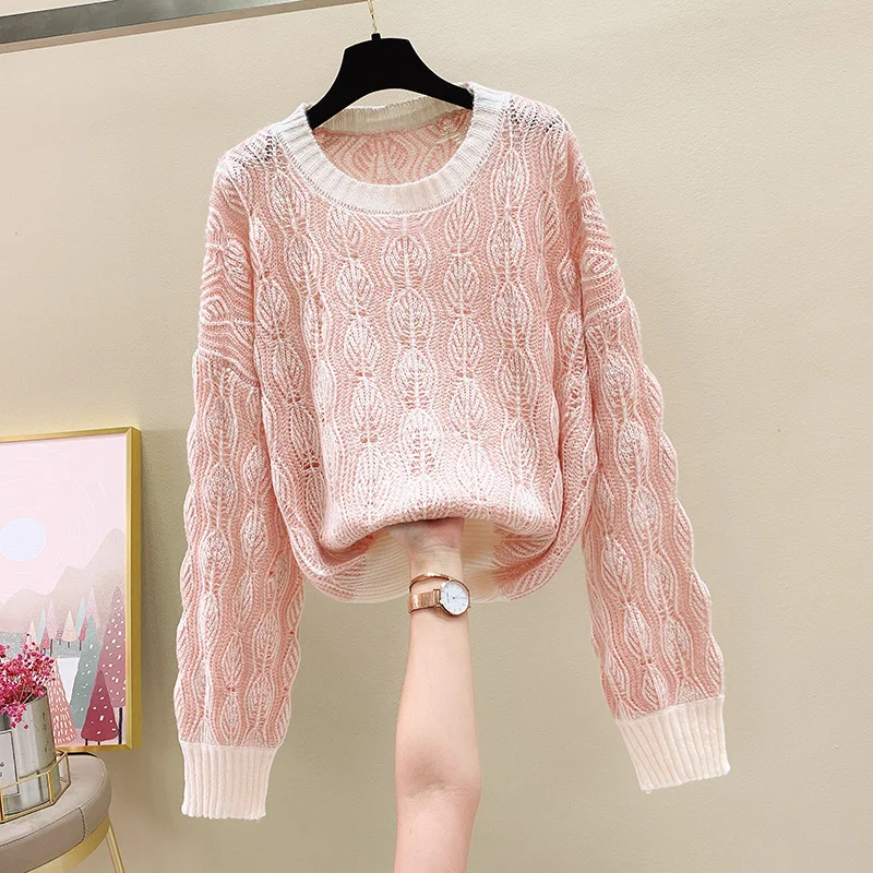 2020 autumn winter fashion hollow out kint women sweater loose casual long sleeve kint jumper pullover jersey mujer invierno
2020 autumn winter fashion hollow out kint women sweater loose casual long sleeve kint jumper pullover jersey mujer invierno