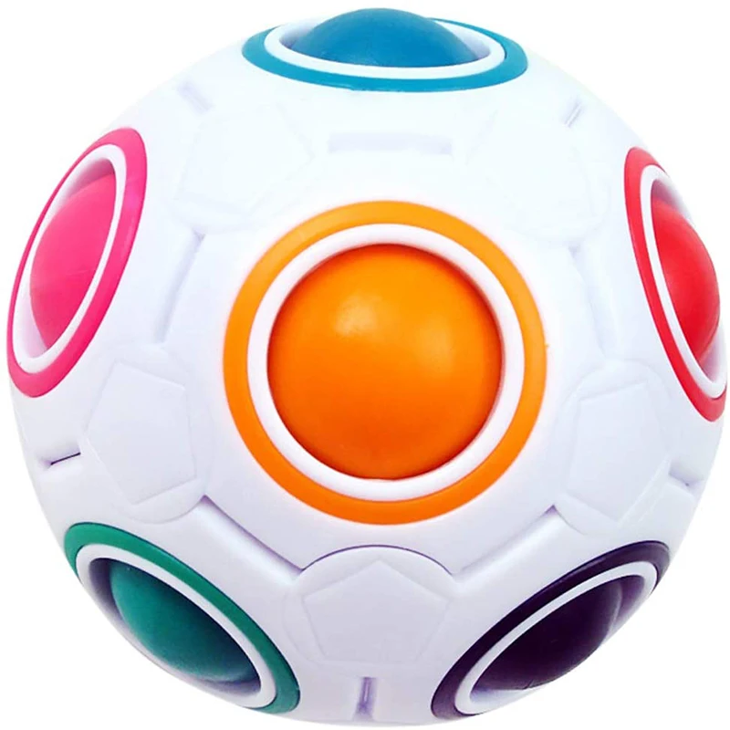 New Hot Rainbow Magic Ball Strange-shape Magic Cube Toy Desk Toy Anti Stress Rainbow Ball Football Puzzles Stress Reliever
New Hot Rainbow Magic Ball Strange-shape Magic Cube Toy Desk Toy Anti Stress Rainbow Ball Football Puzzles Stress Reliever