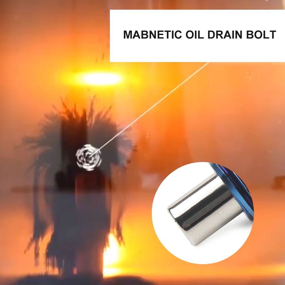 Reusable Permanent Magnetism 5000 Gs Titanium Alloy Magnetic Oil Drain Plug Oil Sump Nut M12x1.25 M12x1.5 M12x1.75 M14x1.5
Reusable Permanent Magnetism 5000 Gs Titanium Alloy Magnetic Oil Drain Plug Oil Sump Nut M12x1.25 M12x1.5 M12x1.75 M14x1.5