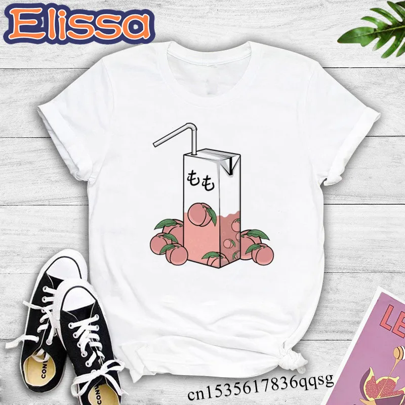 Womens T-shirt Fashion 2022 Summer Female Clothing Japanese aesthetic drink Graphic Print Tee Top Casual O-neck Short Sleeve
Womens T-shirt Fashion 2022 Summer Female Clothing Japanese aesthetic drink Graphic Print Tee Top Casual O-neck Short Sleeve