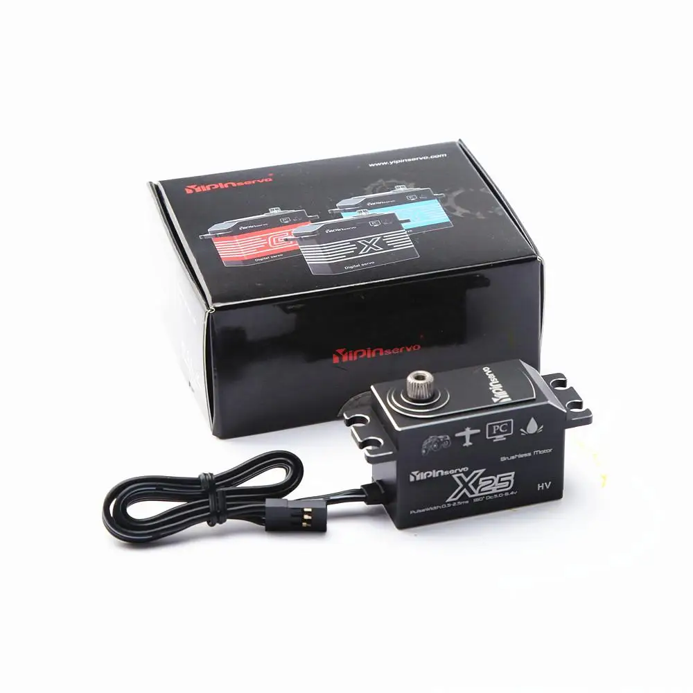 High Speed Short Edition X25 Metal Gear Large Torque Digital Servo For Rc Car Crawler Scx10 Trx4 1:8/1:10 Rc Car Robot Parts
High Speed Short Edition X25 Metal Gear Large Torque Digital Servo For Rc Car Crawler Scx10 Trx4 1:8/1:10 Rc Car Robot Parts
