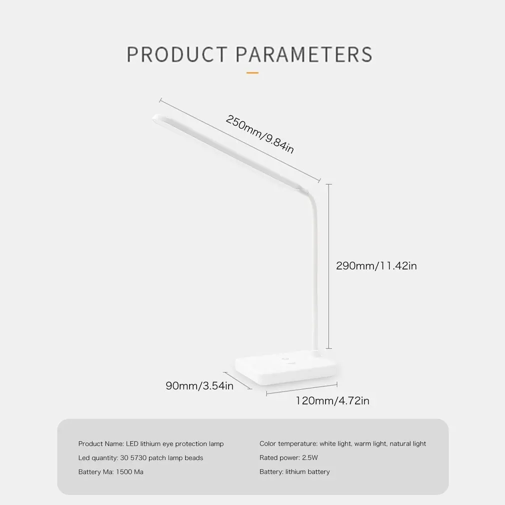 Desk Lamp Touch Table Lamp For Living Room Gooseneck Desktop Foldable Dimmable Eye Protection Study Lamp LED Light
Desk Lamp Touch Table Lamp For Living Room Gooseneck Desktop Foldable Dimmable Eye Protection Study Lamp LED Light