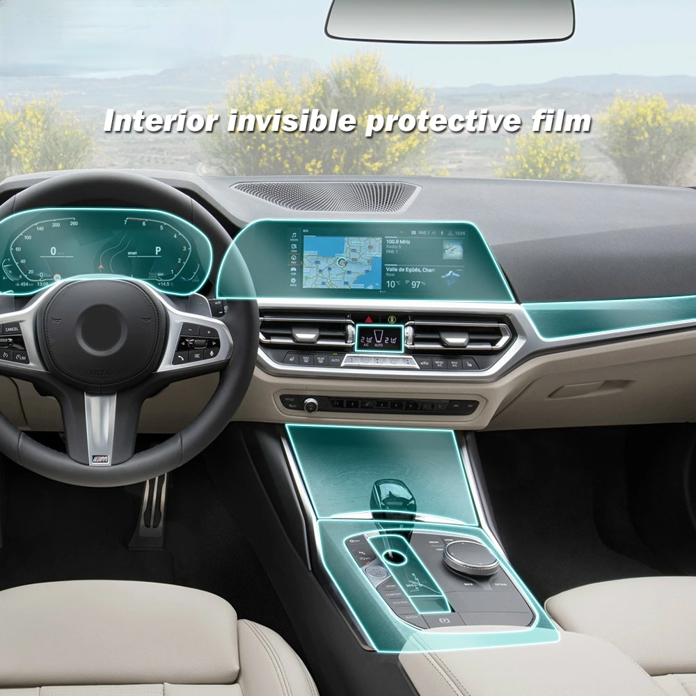 Защитная пленка из ТПУ для автомобильной двери центральной консоли BMW 3 серии G20 2019 2020
Защитная пленка из ТПУ для автомобильной двери центральной консоли BMW 3 серии G20 2019 2020