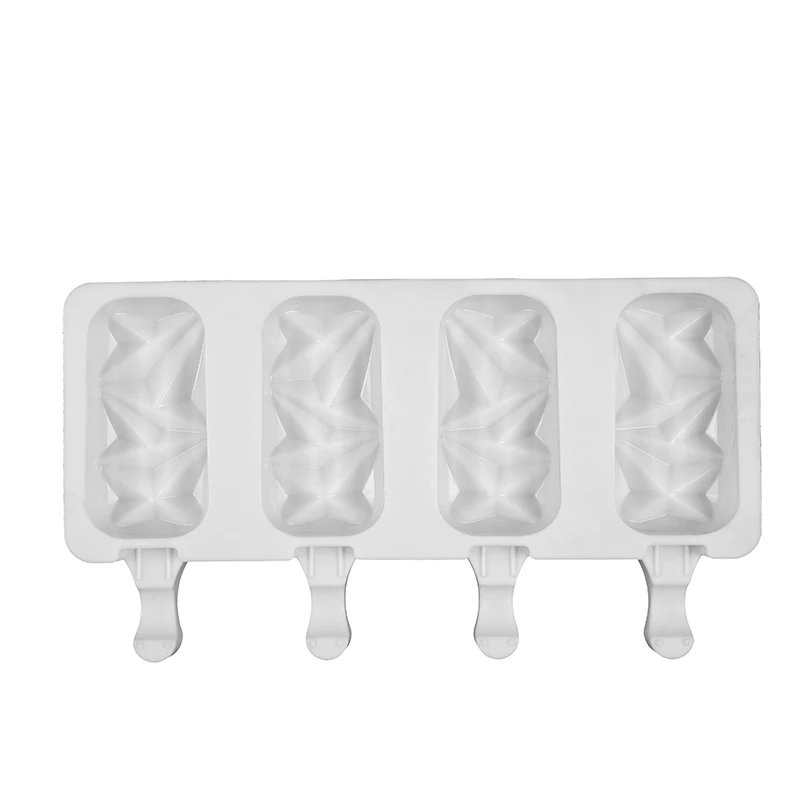 4 Cavity Silicone Ice Cream Mold DIY Popsicle Mould with Sticks Cube Tray Freezer Juice Ice Pop Maker Child Dessert Tools
4 Cavity Silicone Ice Cream Mold DIY Popsicle Mould with Sticks Cube Tray Freezer Juice Ice Pop Maker Child Dessert Tools