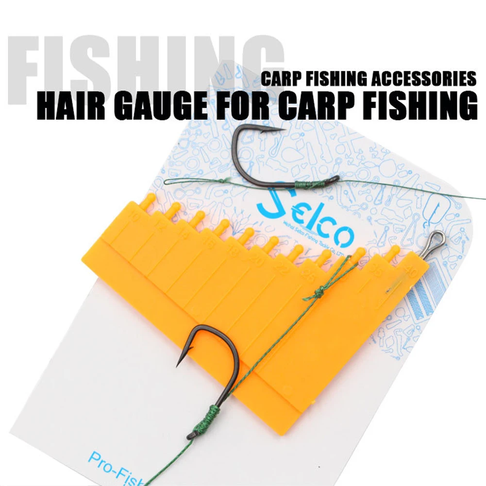1PCS Carp Fishing Accessories Hair Gauge for Carp Hair Rig Measurement Tool Carp Coarse Method Feeder Fishing Tackle
1PCS Carp Fishing Accessories Hair Gauge for Carp Hair Rig Measurement Tool Carp Coarse Method Feeder Fishing Tackle