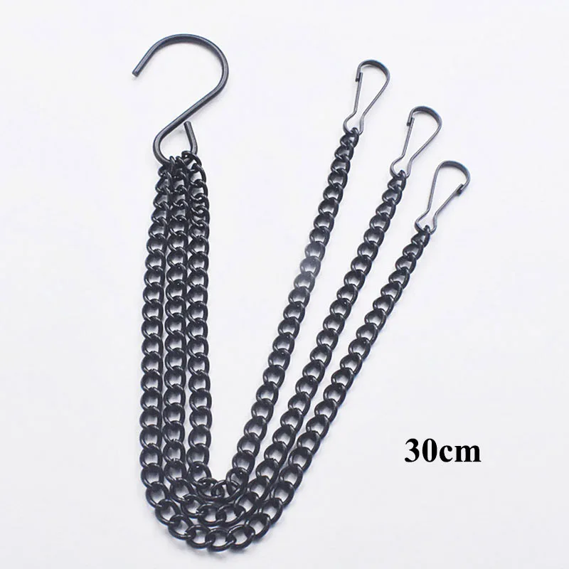30-100cm Flower Pot Hanging Chain Iron Flower Basket Holder Hanging Basket with S-Shape Hanger Hook Potted Garden Decoration
30-100cm Flower Pot Hanging Chain Iron Flower Basket Holder Hanging Basket with S-Shape Hanger Hook Potted Garden Decoration