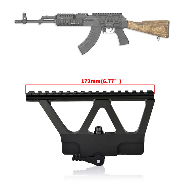 Quick Release Gun Rail Sight Mounting Base Picatinny Side Rail Mounting For Hunting AK47 AK74 Rifle Accessories
Quick Release Gun Rail Sight Mounting Base Picatinny Side Rail Mounting For Hunting AK47 AK74 Rifle Accessories