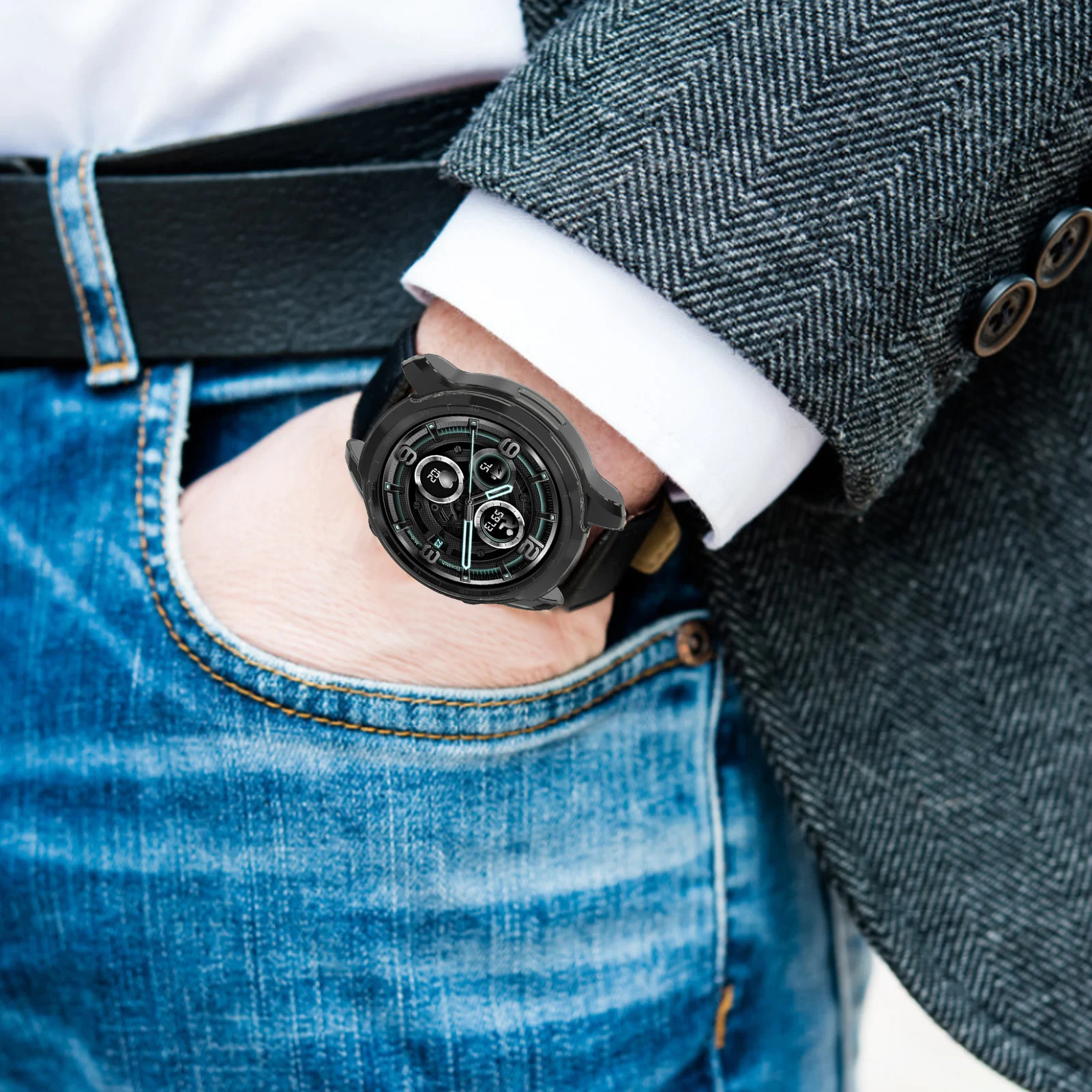 New Arrival Soft Protect Cover for ticwatch pro3 Case TPU Bumper for ticwatch pro3 Shell Accessories Shell Light Bumper Accessor 
New Arrival Soft Protect Cover for ticwatch pro3 Case TPU Bumper for ticwatch pro3 Shell Accessories Shell Light Bumper Accessor