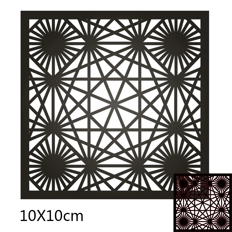Cutting Metal Dies Hollow Grid New Stencils DIY Scrapbooking Paper Cards Craft Making New Craft Decoration 100*100mm
Cutting Metal Dies Hollow Grid New Stencils DIY Scrapbooking Paper Cards Craft Making New Craft Decoration 100*100mm
