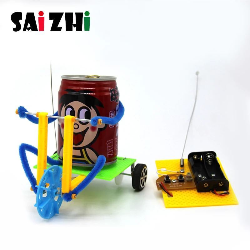 Saizhi DIY ссамозакрывающийся крафт пульт дистанционного управления трицикл для е