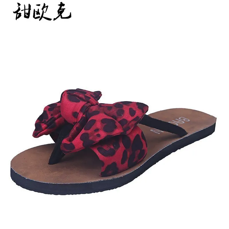 2021 Fashion Women's Shoes Flat Shoes Flip Flops Sexy Comfortable Cool Leopard Print Beach Shoes Summer Women's Bow Slippers
2021 Fashion Women's Shoes Flat Shoes Flip Flops Sexy Comfortable Cool Leopard Print Beach Shoes Summer Women's Bow Slippers