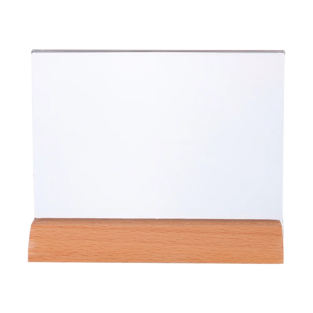 Sign Holders Desktop Photo Paper Name Holder Display Stand Acrylic Table Menu Holders (Transparent, A6 Style)
Sign Holders Desktop Photo Paper Name Holder Display Stand Acrylic Table Menu Holders (Transparent, A6 Style)