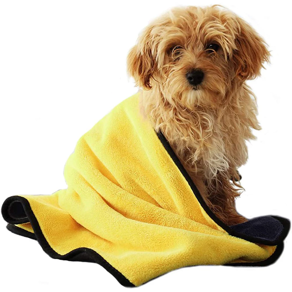 Dog Towels Super Absorbent Pet Bath Towel Microfiber Dog Drying Towel for Small Medium Large Dogs and Cats, Machine Washable
Dog Towels Super Absorbent Pet Bath Towel Microfiber Dog Drying Towel for Small Medium Large Dogs and Cats, Machine Washable