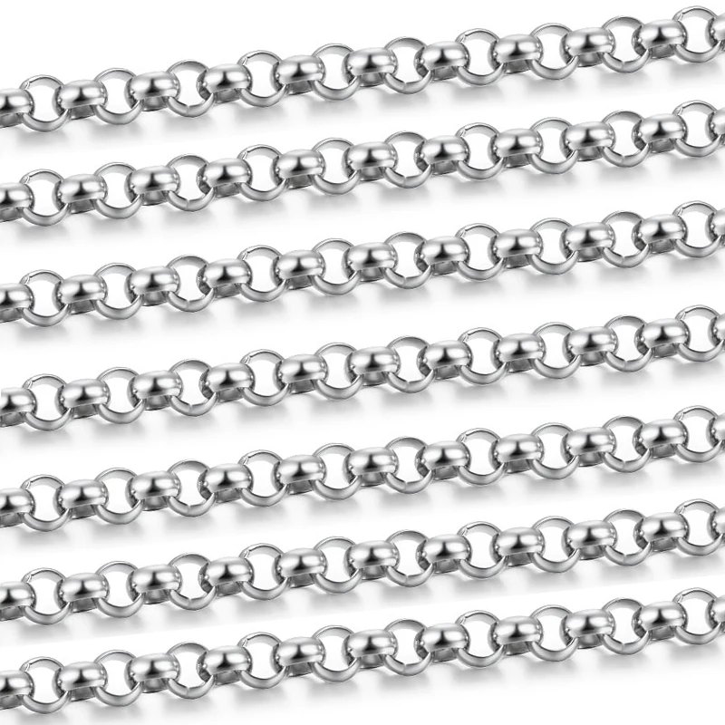 3mm 5mm 7mm Stainless Steel Round Pearl Chain Necklaces For DIY Jewelry Making Punk Bracelet Beaded Chains Supplies Wholesale 1M
3mm 5mm 7mm Stainless Steel Round Pearl Chain Necklaces For DIY Jewelry Making Punk Bracelet Beaded Chains Supplies Wholesale 1M