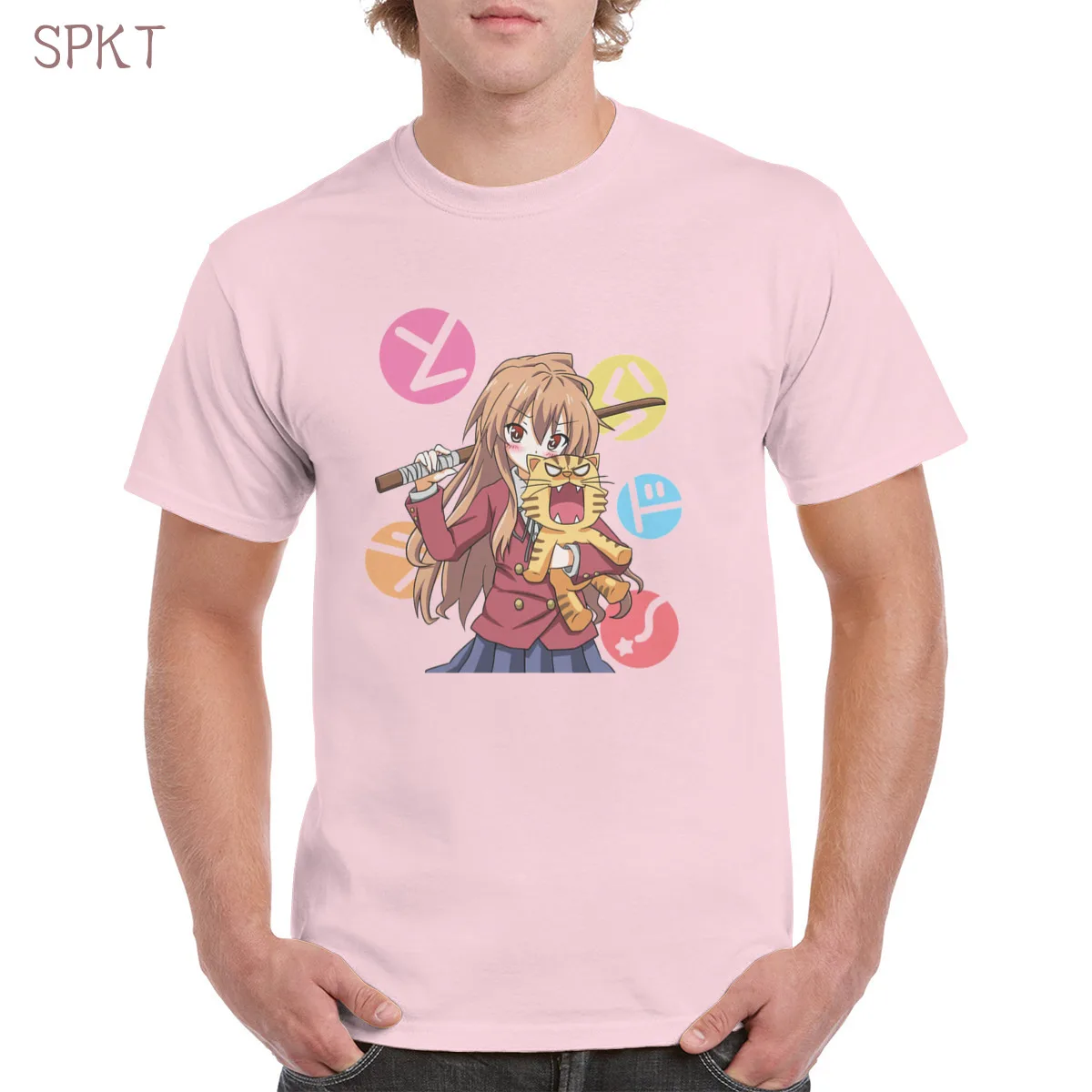 100% Cotton Toradora Anime Taiga Cute With Tiger Tshirt Top Harajuku Aesthetic Tshirt Oversized clothes Female/Man
100% Cotton Toradora Anime Taiga Cute With Tiger Tshirt Top Harajuku Aesthetic Tshirt Oversized clothes Female/Man