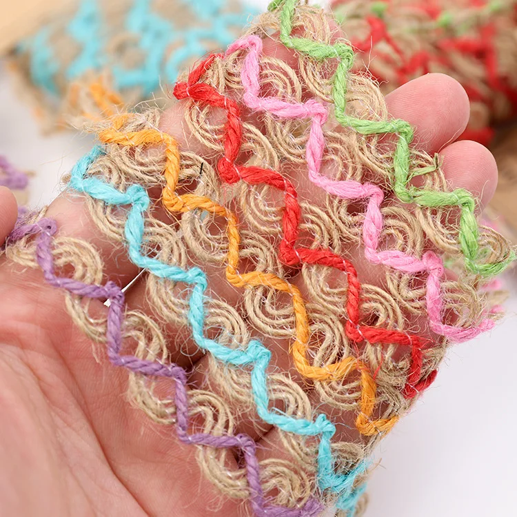 10mm 3m/card Multicolor braided hemp rope hollow twine lace ribbon DIY handmade accessories
10mm 3m/card Multicolor braided hemp rope hollow twine lace ribbon DIY handmade accessories