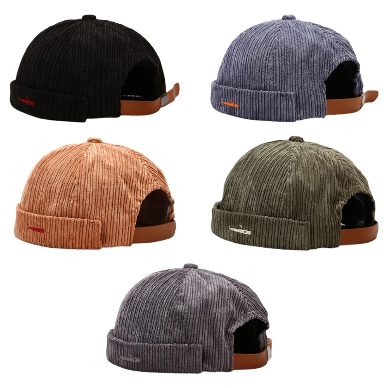 Винтажная шапка Docker, Вельветовая шапка унисекс, регулируемая в стиле хип-хоп, однотонная
Винтажная шапка Docker, Вельветовая шапка унисекс, регулируемая в стиле хип-хоп, однотонная