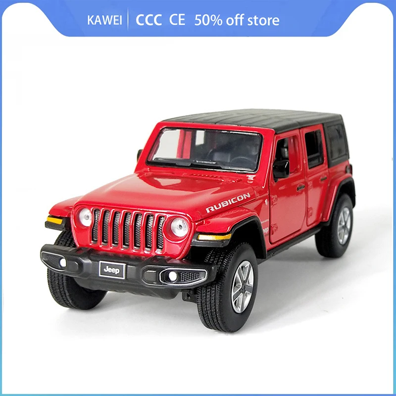 Модель автомобиля из сплава Jeeps Wrangler Rubicon 1:32 Литые и игрушечные металлические