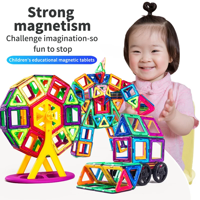 Magnetic DIY building blocks parts construction toys for toddlers Designer magnetic toys Magnet model building toys
Magnetic DIY building blocks parts construction toys for toddlers Designer magnetic toys Magnet model building toys