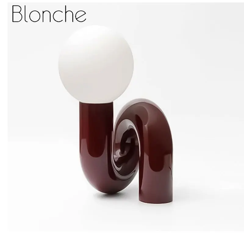Modern Minimalist Glass Ball Bedroom Table Light Children Room Designer Model Room Table Lamp Nordic Red Resin Desk Light Decor
Modern Minimalist Glass Ball Bedroom Table Light Children Room Designer Model Room Table Lamp Nordic Red Resin Desk Light Decor