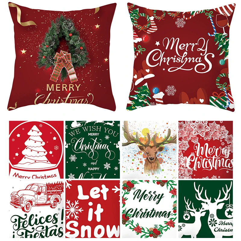 Cushion Cover Peach Skin Pillowcase Decorative Christmas Style Pillowcase Home Textile Products Printed Pillowcase
Cushion Cover Peach Skin Pillowcase Decorative Christmas Style Pillowcase Home Textile Products Printed Pillowcase