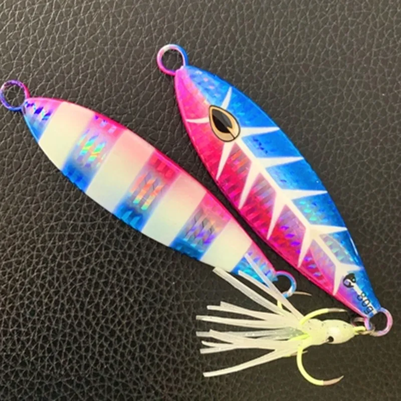 Ufishing Metal Jigging Fishing Lure with random color octopus 80g 100g 130g Slow Jigs Luminous Ice Fishing Bait
Ufishing Metal Jigging Fishing Lure with random color octopus 80g 100g 130g Slow Jigs Luminous Ice Fishing Bait