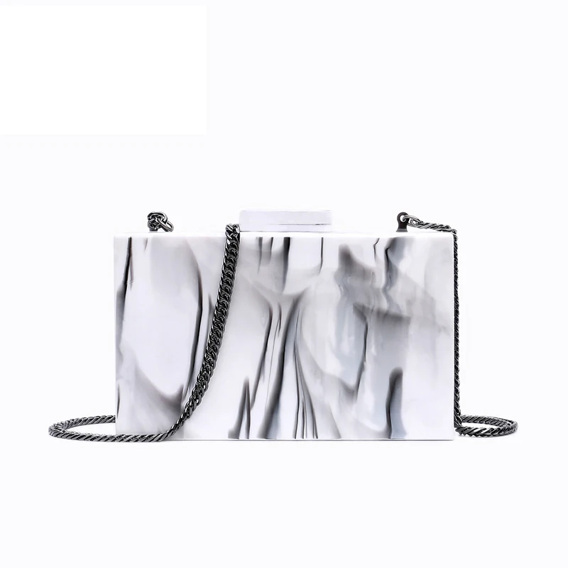 Fashion Women Bag Acrylic Evening Bag High Quality Marble Clutches Female Shoulder Bag Party Casual Clutch Luxury Hand Bag
Fashion Women Bag Acrylic Evening Bag High Quality Marble Clutches Female Shoulder Bag Party Casual Clutch Luxury Hand Bag