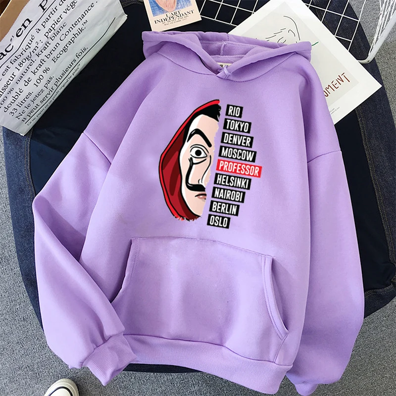 casa de papel HOODIES La Casa De Papel Hoodies Men Unisex Cartoon Money Heist Hooded House of Paper casual student Sweatshirt
casa de papel HOODIES La Casa De Papel Hoodies Men Unisex Cartoon Money Heist Hooded House of Paper casual student Sweatshirt