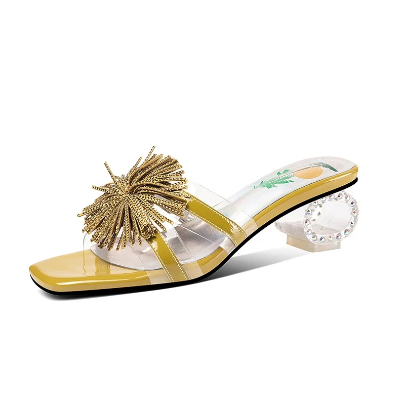 New 2021 Hot Summer Women Sandals Genuine Leather High Heels Blue Yellow Dress Casual Slippers Gladiator Sandals Big Size 34-42
New 2021 Hot Summer Women Sandals Genuine Leather High Heels Blue Yellow Dress Casual Slippers Gladiator Sandals Big Size 34-42