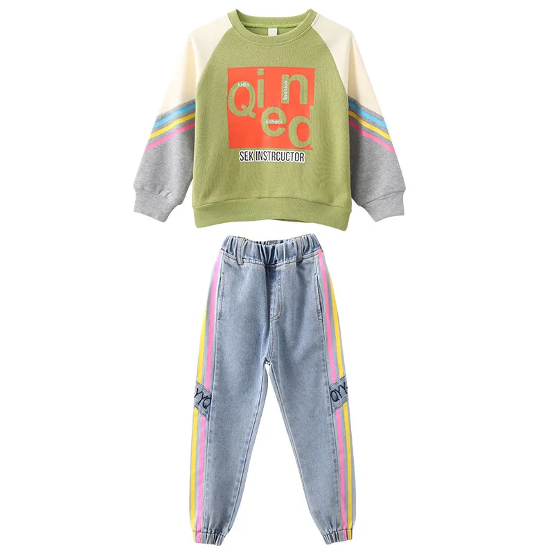 Fall 2021 new children's wear girls tide striped suit cuhk children's recreational two-piece web celebrity western style in th
Fall 2021 new children's wear girls tide striped suit cuhk children's recreational two-piece web celebrity western style in th