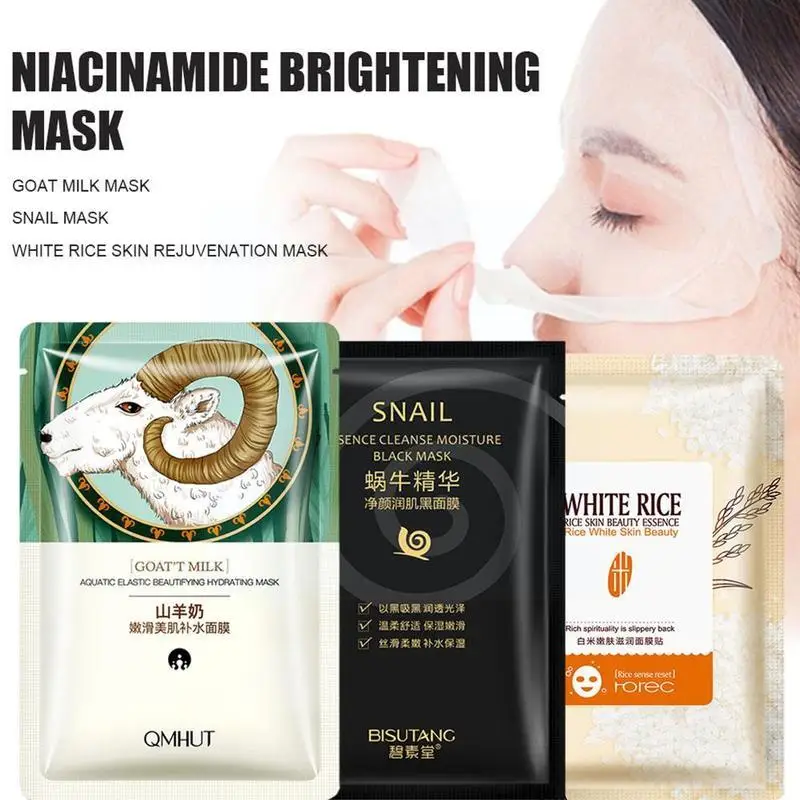 10PCS Face Mask Collagen Sheet White Rice Retinol Acne Moisturizer Treatment Skin Aging Vitamin Anti Care Serum Whitening O6Y5
10PCS Face Mask Collagen Sheet White Rice Retinol Acne Moisturizer Treatment Skin Aging Vitamin Anti Care Serum Whitening O6Y5