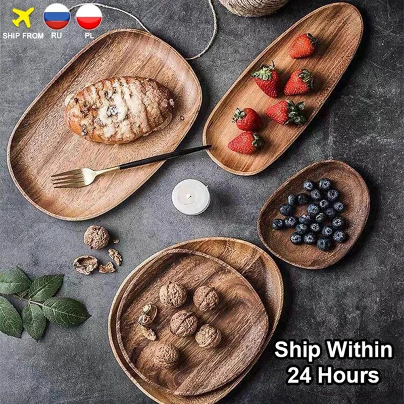 Whole Wood lovesickness Wood Irregular Oval Solid Wood Pan Plate Fruit Dishes Saucer Tea Tray Dessert Dinner Plate Tableware Set
Whole Wood lovesickness Wood Irregular Oval Solid Wood Pan Plate Fruit Dishes Saucer Tea Tray Dessert Dinner Plate Tableware Set