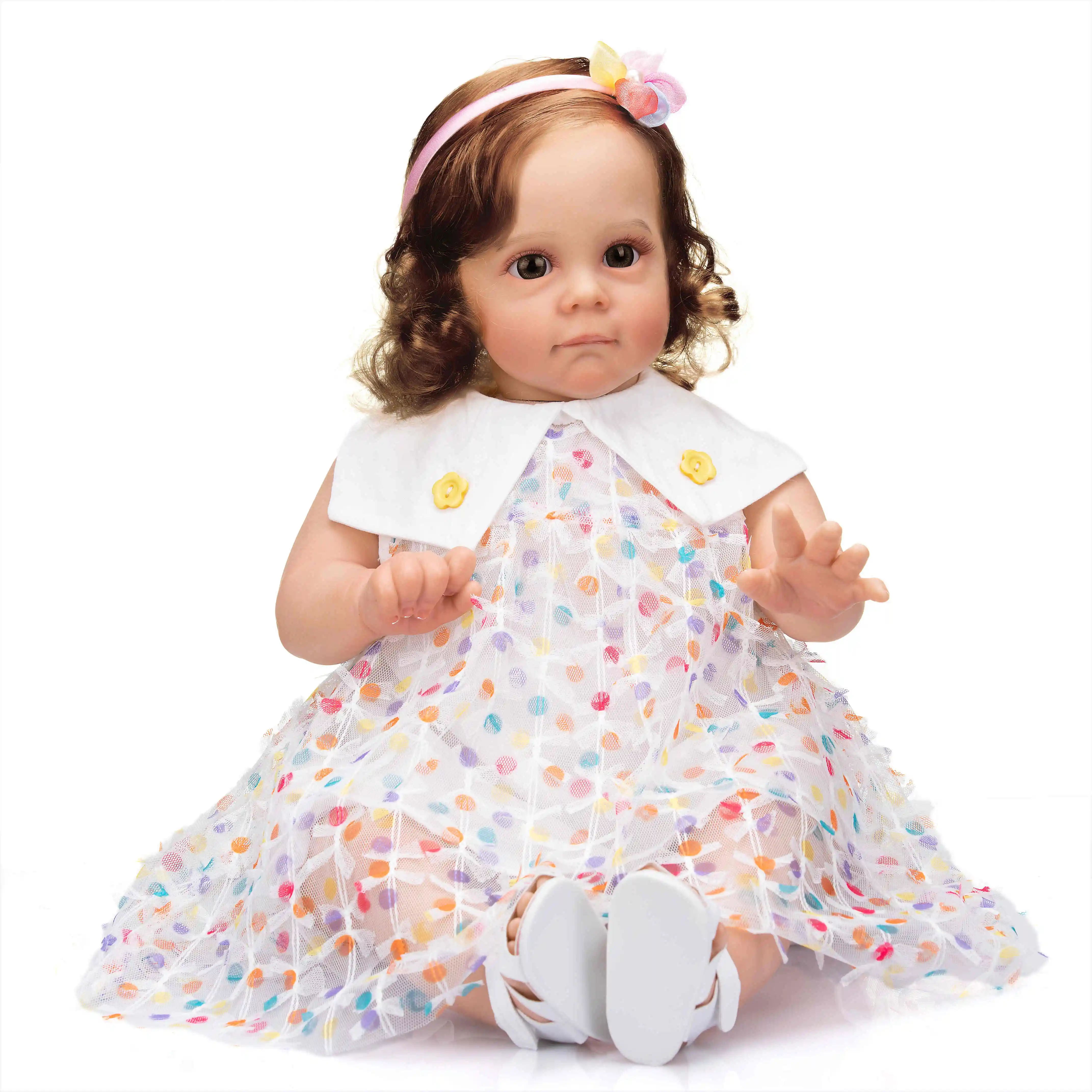 24Inch Bebe Reborn Baby Girl toddler Lifelike Doll Baby Newborn Toys For Children Christmas Gift two hair colors
24Inch Bebe Reborn Baby Girl toddler Lifelike Doll Baby Newborn Toys For Children Christmas Gift two hair colors