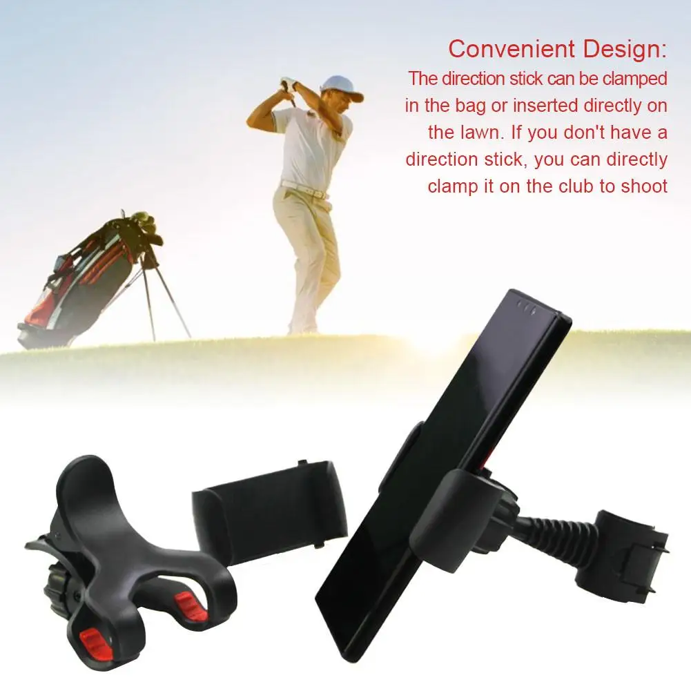

Golf Swing Training Recording Videotaping Aids Cellphone Fixing Holder Clip Recording Swing Selfie Clip Cell Phone Mount Holder