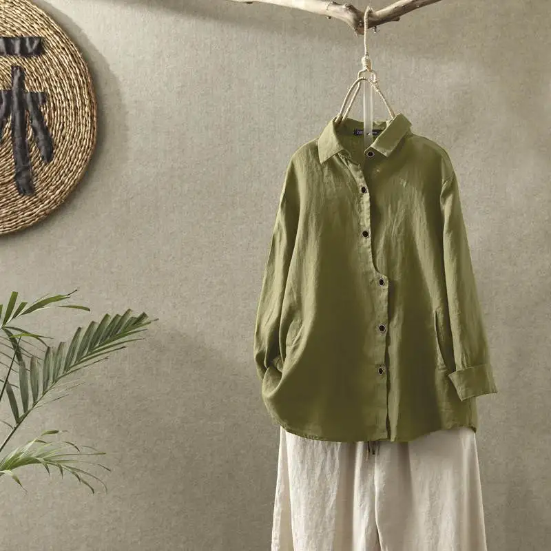 Elegant Lapel Shirts Women's Solid Blouse ZANZEA 2021 Casual Long Sleeve Blusas Female Button Down Tunic Tops S- 7
Elegant Lapel Shirts Women's Solid Blouse ZANZEA 2021 Casual Long Sleeve Blusas Female Button Down Tunic Tops S- 7