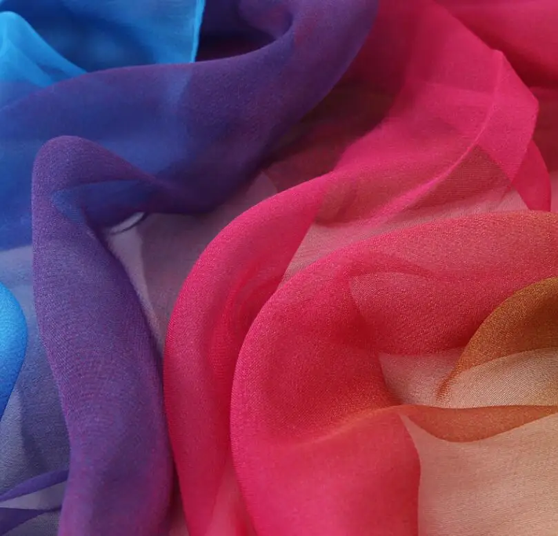Women Foulard Gradient Solid Color Chiffon Georgette Scarf Bandana Elegant Long Shawl Hijab Summer Sun protection
Women Foulard Gradient Solid Color Chiffon Georgette Scarf Bandana Elegant Long Shawl Hijab Summer Sun protection