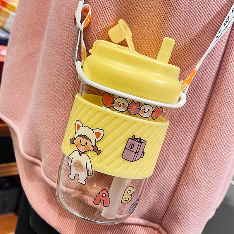 Water Cup Girl with Straw Glass Office Simple and Cute ins Portable Japanese and Korean Version of Double Drinking Coffee Cup
Water Cup Girl with Straw Glass Office Simple and Cute ins Portable Japanese and Korean Version of Double Drinking Coffee Cup