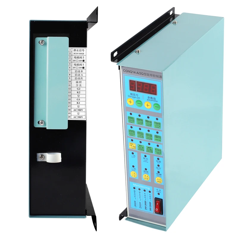 Two-stage Current Multifunctional CGNQ14-A2 Spot Welding Machine Controller, Automatic Spot Welding Machine Control System
Two-stage Current Multifunctional CGNQ14-A2 Spot Welding Machine Controller, Automatic Spot Welding Machine Control System