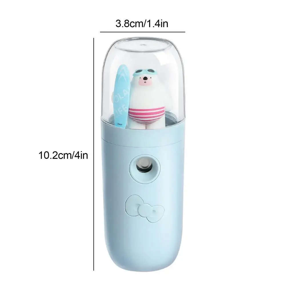 30ml Facial Humidifier Portable Cute Animal Mini Spray Humidifier Held Mini Humidifier Cartoon Nano Spray Skin Moisturizer USB
30ml Facial Humidifier Portable Cute Animal Mini Spray Humidifier Held Mini Humidifier Cartoon Nano Spray Skin Moisturizer USB