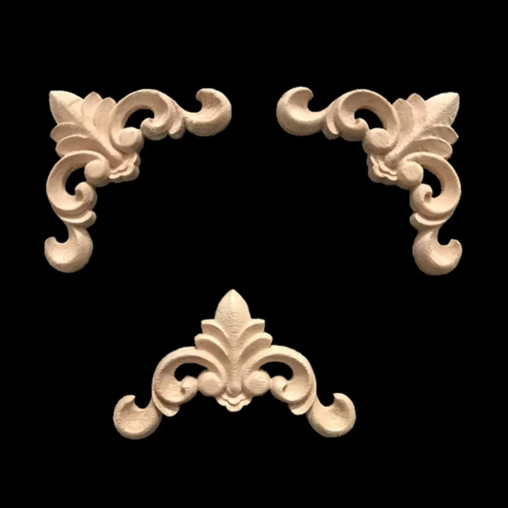 4PCS Carved Unpainted Floral Leaves Rubber Wood Furniture Window Corner Wood Applique Onlay Wood Figurines Home Accessories
4PCS Carved Unpainted Floral Leaves Rubber Wood Furniture Window Corner Wood Applique Onlay Wood Figurines Home Accessories
